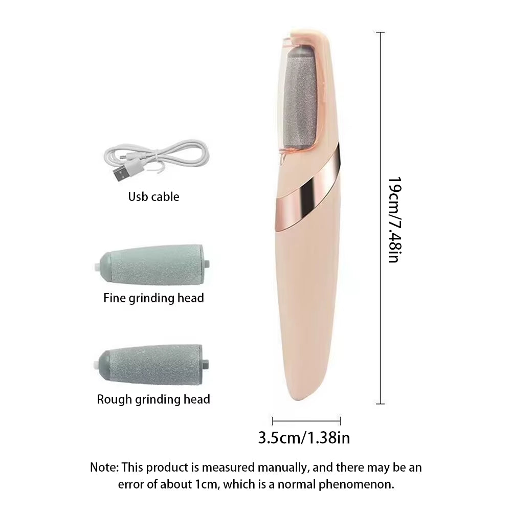 Electric Callus Remover for Feet,Rechargeable Foot Exfoliator Foot Scrubber Pedicure Tools,Removes Dry Skin for Smoother Feet